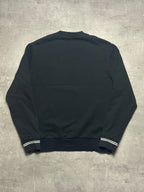 BLACK FRED PERRY KNIT PULLOVER - M/L