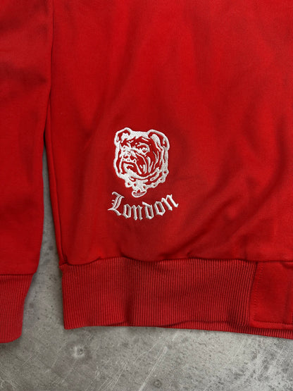 RED/WHITE VINTAGE ADIDAS LONDON TRACKJACKET VERY RARE - 2000s - M/L