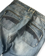 BLUE VINTAGE DIESEL STICHED STRAIGHT FIT DENIM