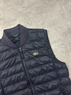 NAVY LACOSTE VEST Y2K - S/M