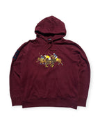BORDEAUX POLO RALPH LAUREN PONY CLUB HOODIE