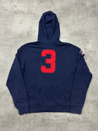 NAVY POLO RALPH LAUREN USA ZIP HOODIE - M/L