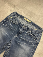 VINTAGE Y2K MISS ME STYLE BOOTCUT DENIM - S