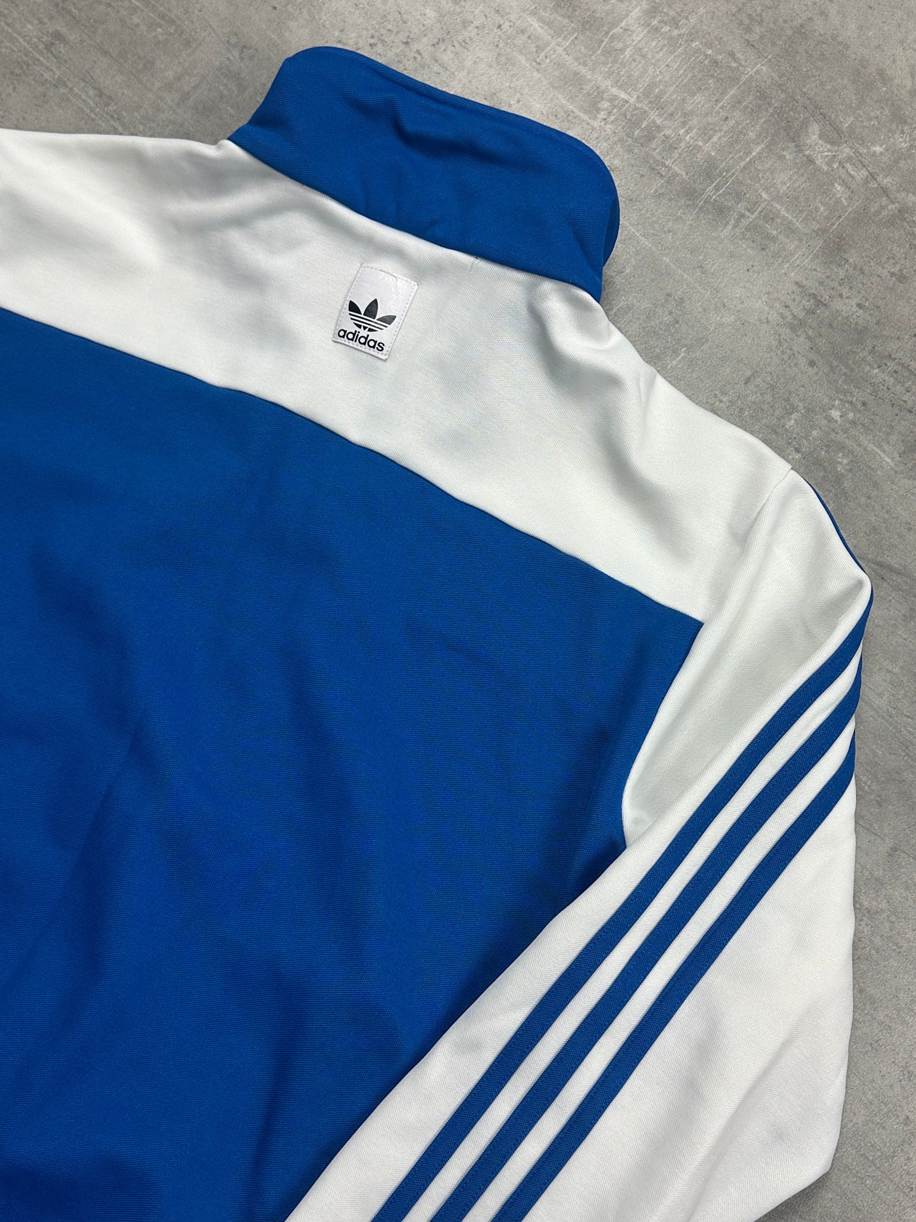BLUE/WHITE VINTAGE ADIDAS RETRO VESPA TRACKJACKET RARE - 2000s - M