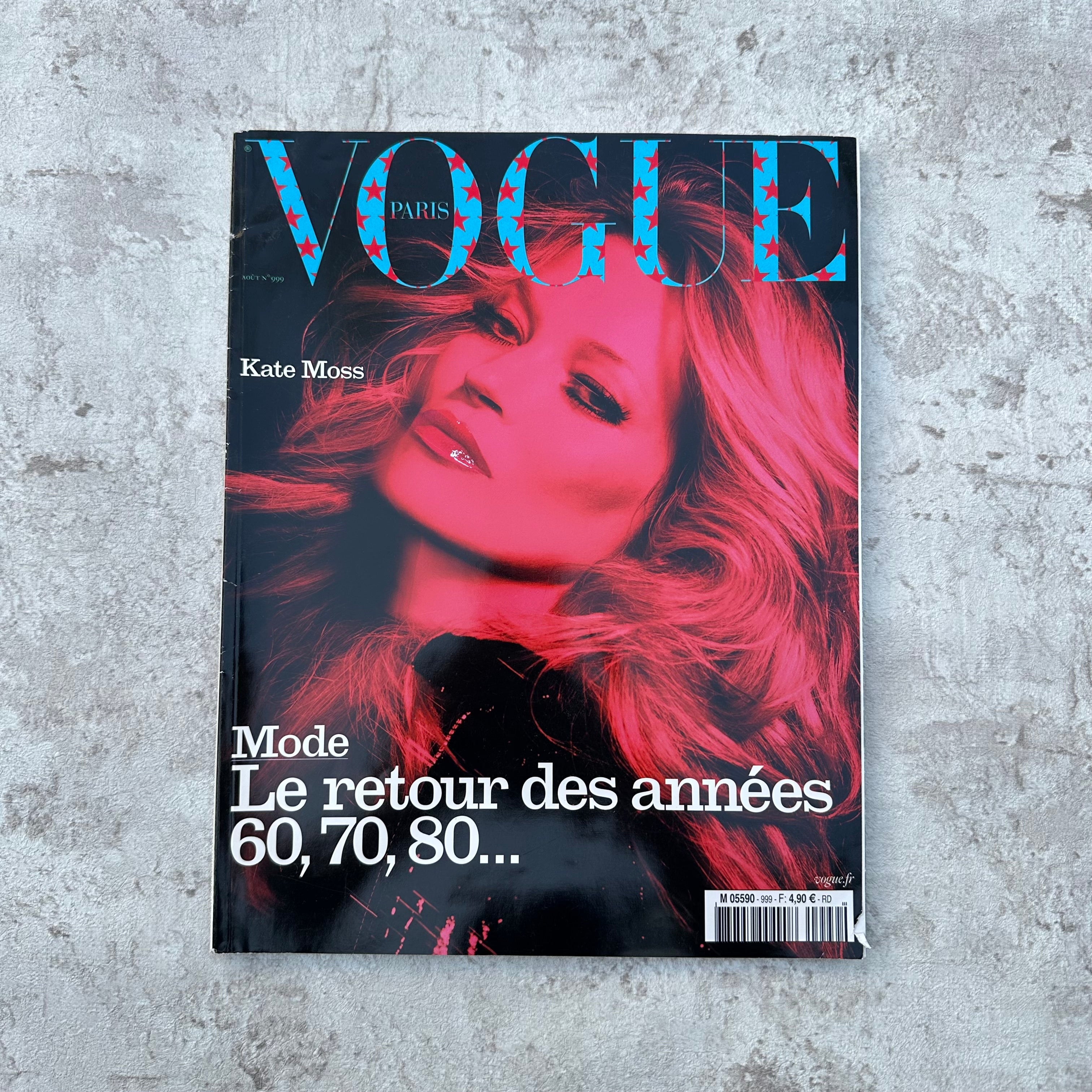 VOGUE PARIS MAGAZINE KATE MOSS MODE – liffeyzarchive
