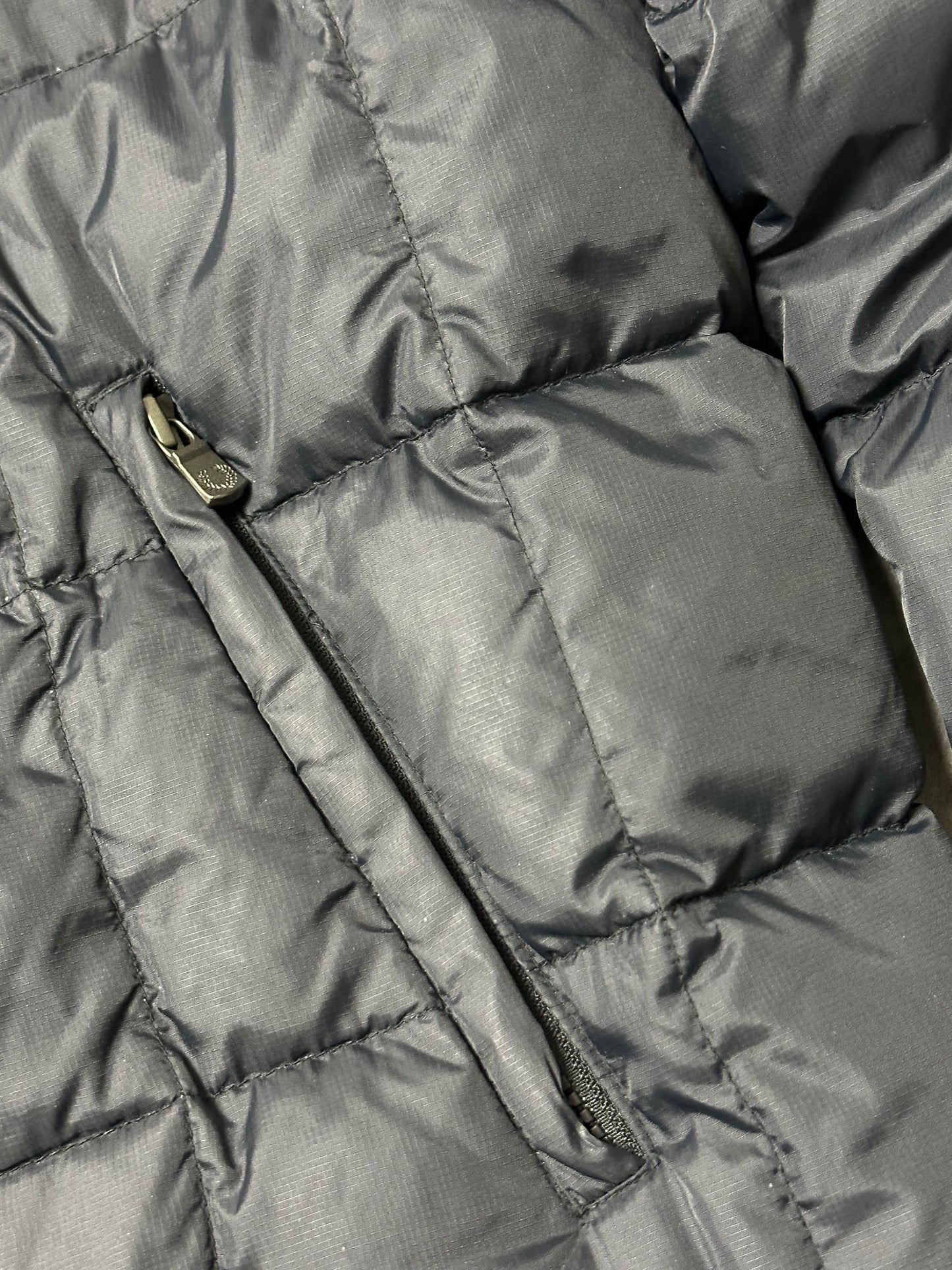 BLACK VINTAGE FRED PERRY DOWN PUFFER JACKET - 2000s - M
