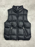 BLACK VINTAGE DIESEL RETRO VEST (W) - 2000s - S/M