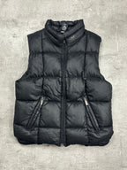 BLACK VINTAGE DIESEL RETRO VEST (W) - 2000s - S/M