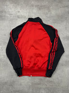 RED/BLACK VINTAGE ADIDAS FIREBIRD TRACK JACKET - 2000s - S/M