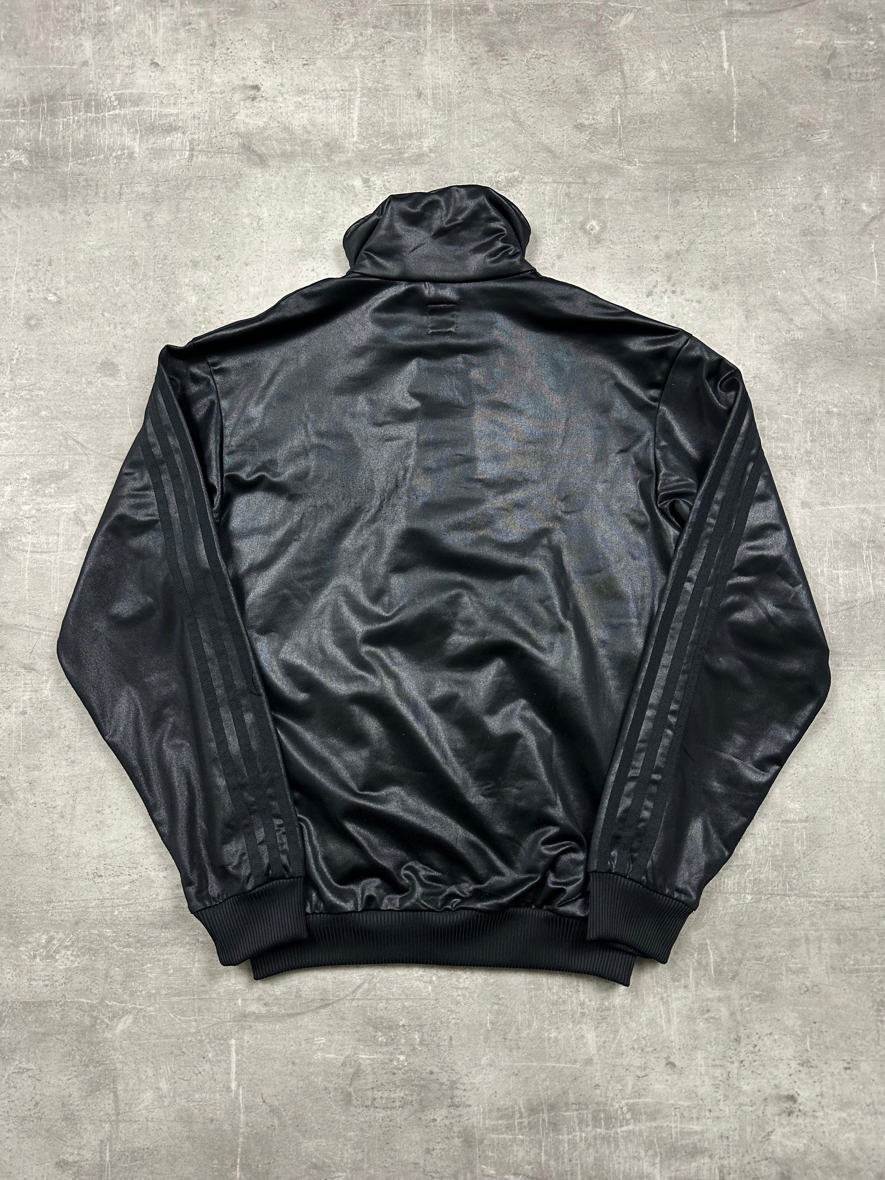 BLACK VINTAGE ADIDAS CHILE62 TRACK JACKET - 2000s - S/M