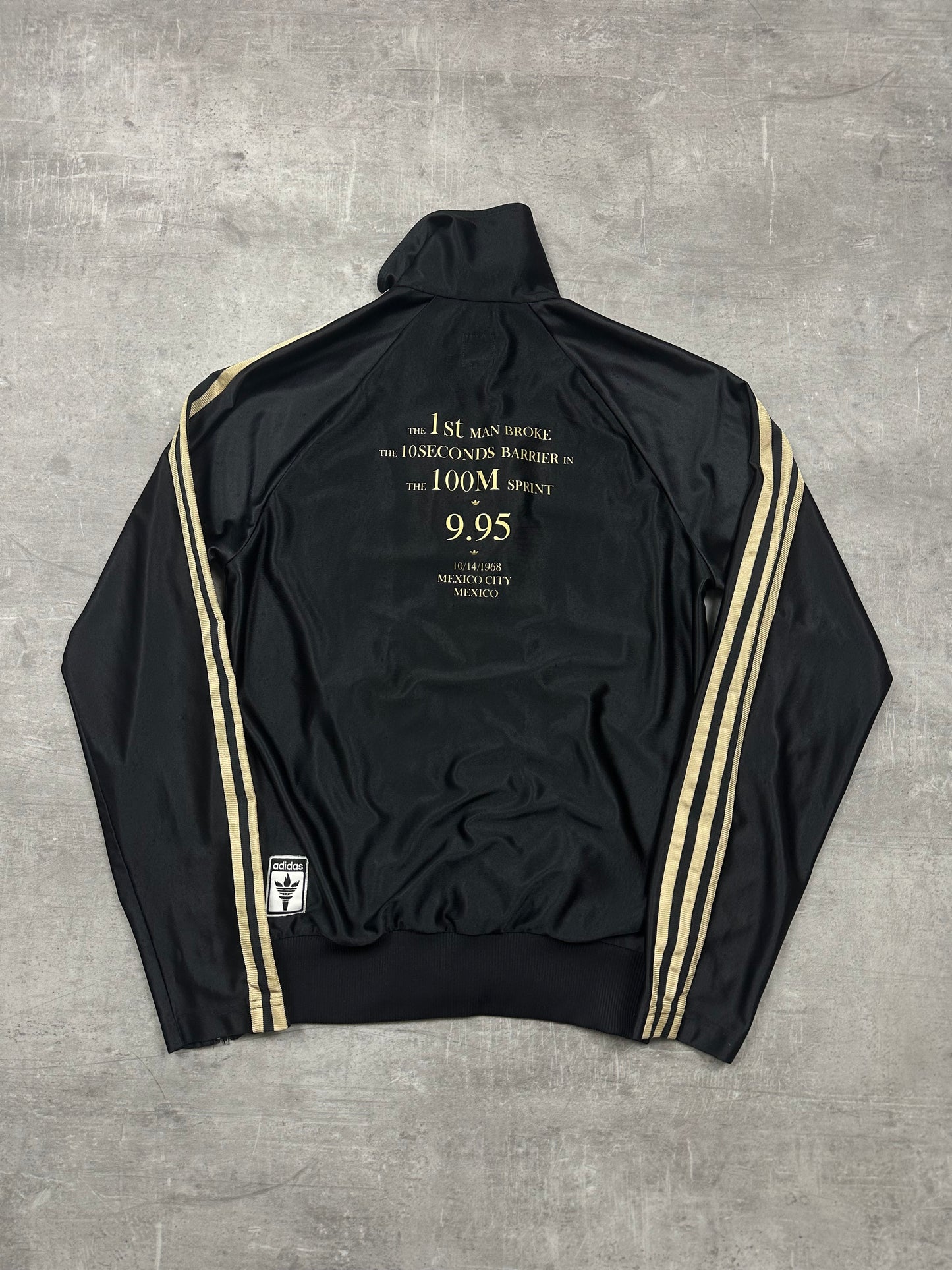 BLACK VINTAGE ADIDAS RARE MEXICO TRACKJACKET - 2000s - XS/S