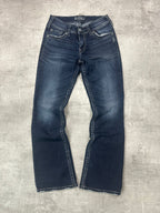 NAVY VINTAGE Y2K MISS ME STYLE BOOTCUT DENIM - 2000s - S