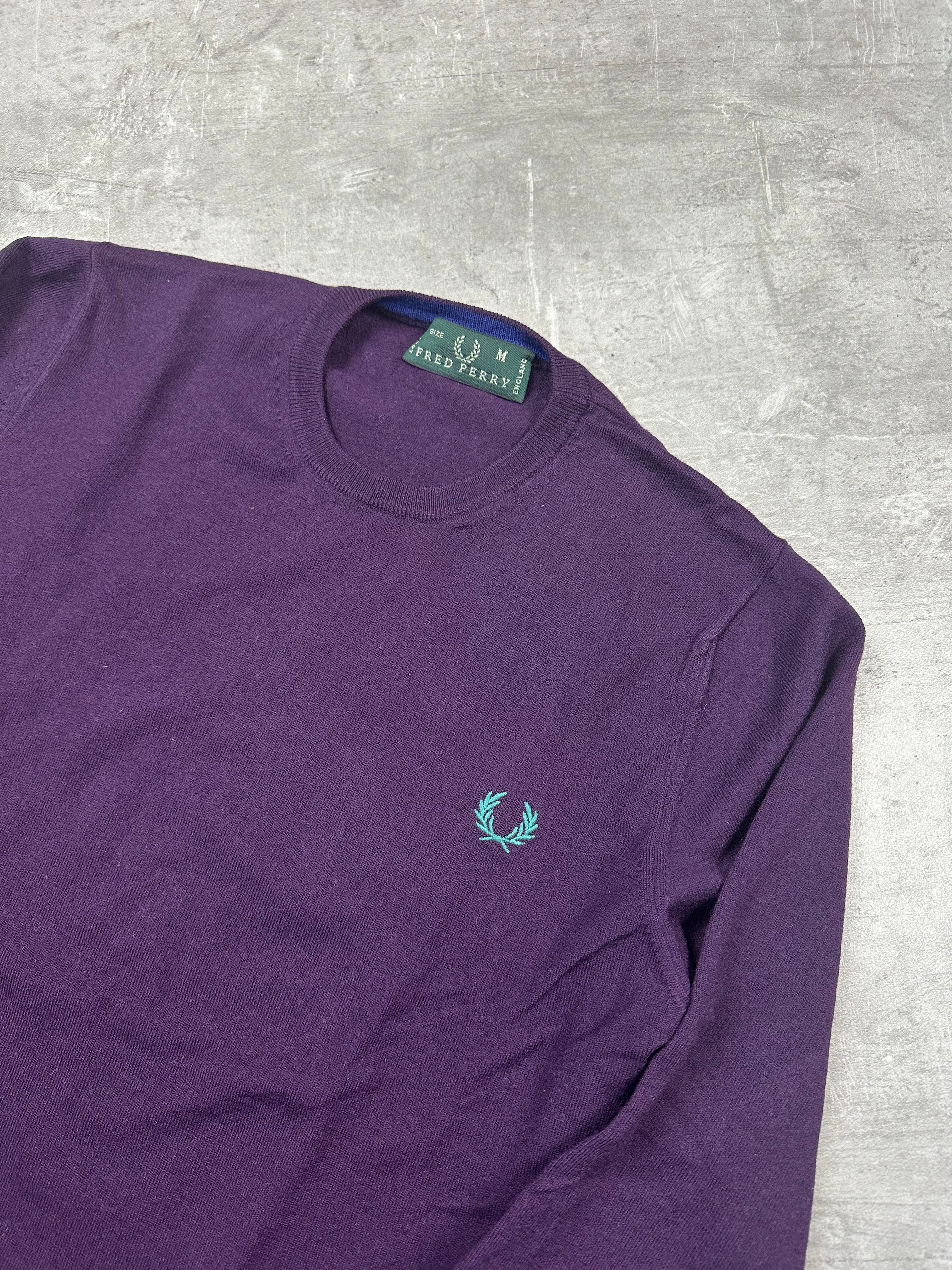 PURPLE VINTAGE FRED PERRY KNIT - S/M
