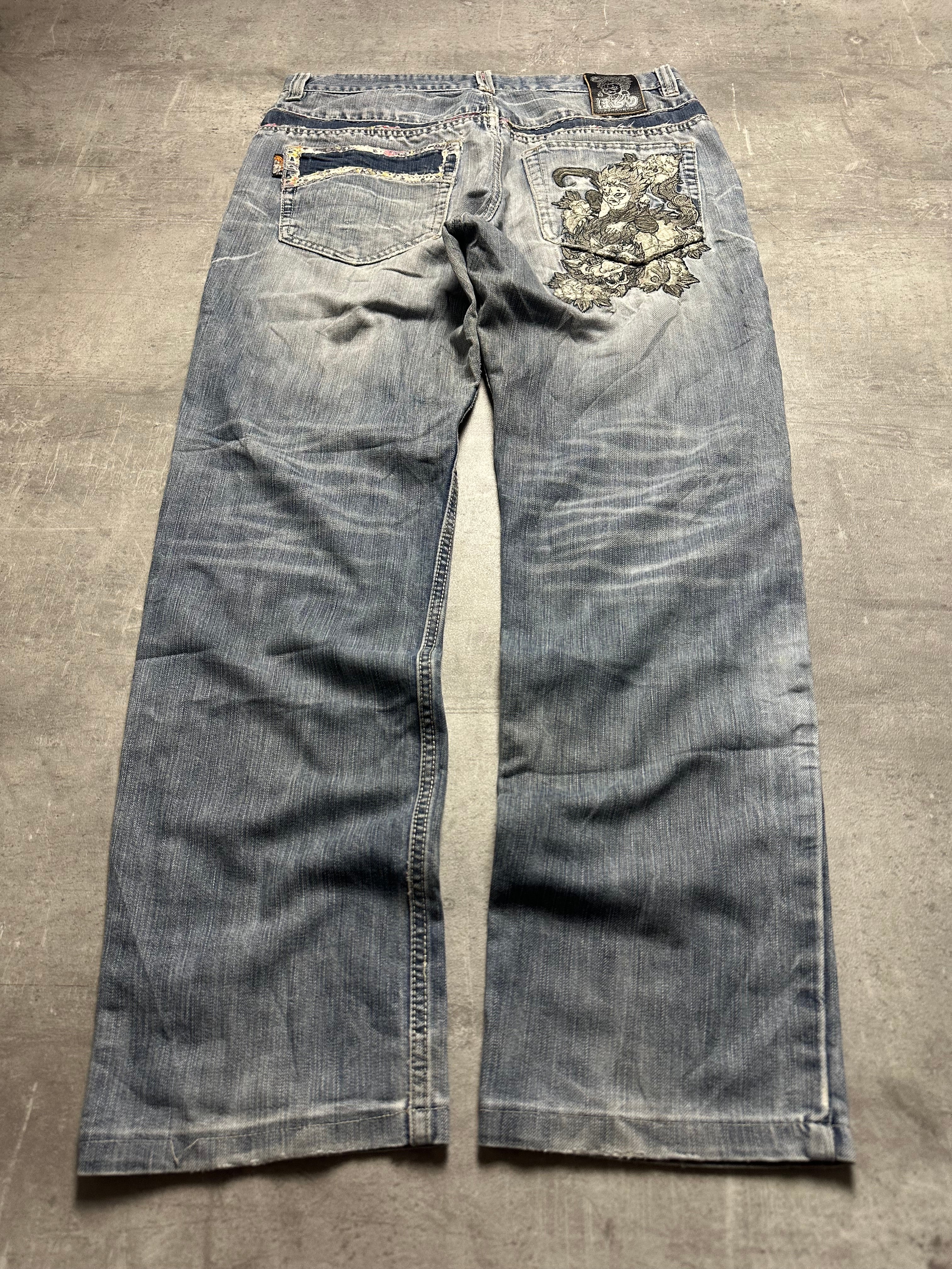 VINTAGE JAPANESE STYLE BAGGY DENIM - M/L