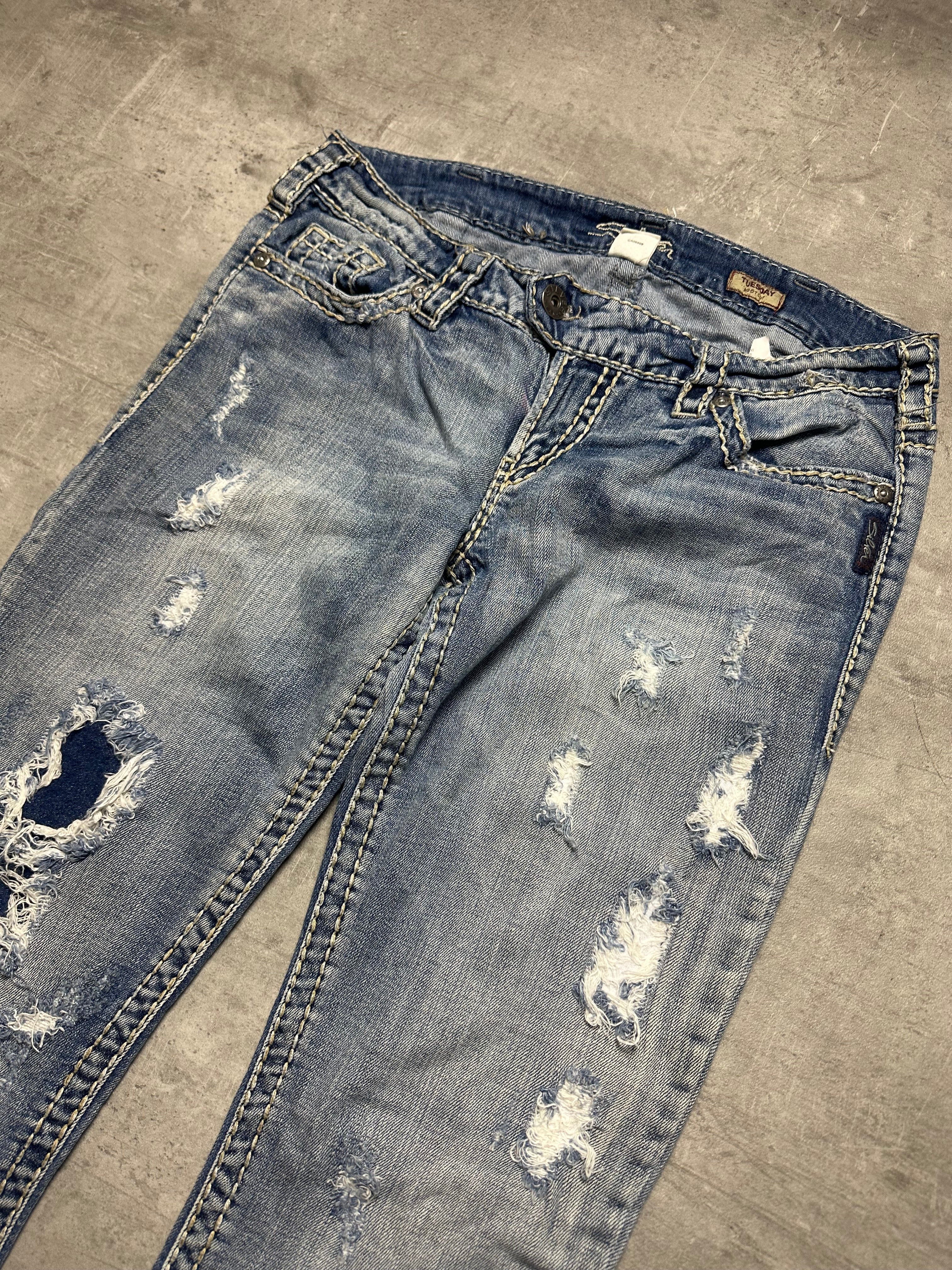 VINTAGE Y2K MISS ME STYLE BOOTCUT DENIM - M