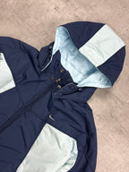 BLUE VINTAGE NIKE RETRO REVERSIBLE PUFFER JACKET - 2000s - M/L