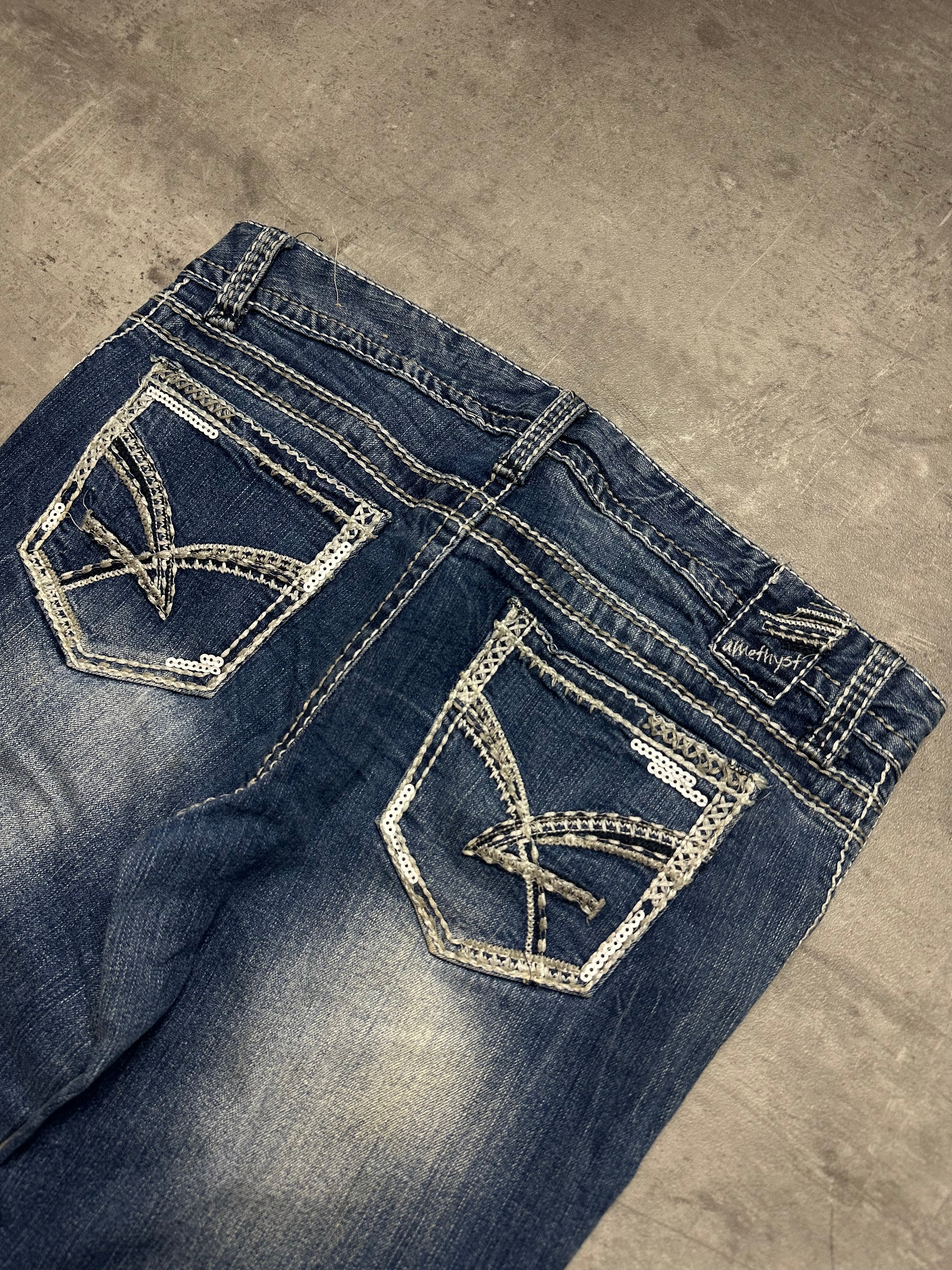 VINTAGE Y2K MISS ME STYLE BOOTCUT DENIM - S/M