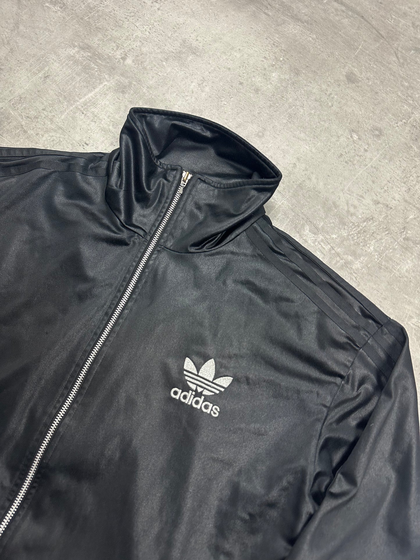 BLACK VINTAGE ADIDAS CHILE62 TRACKJACKET - 2000s - L/XL