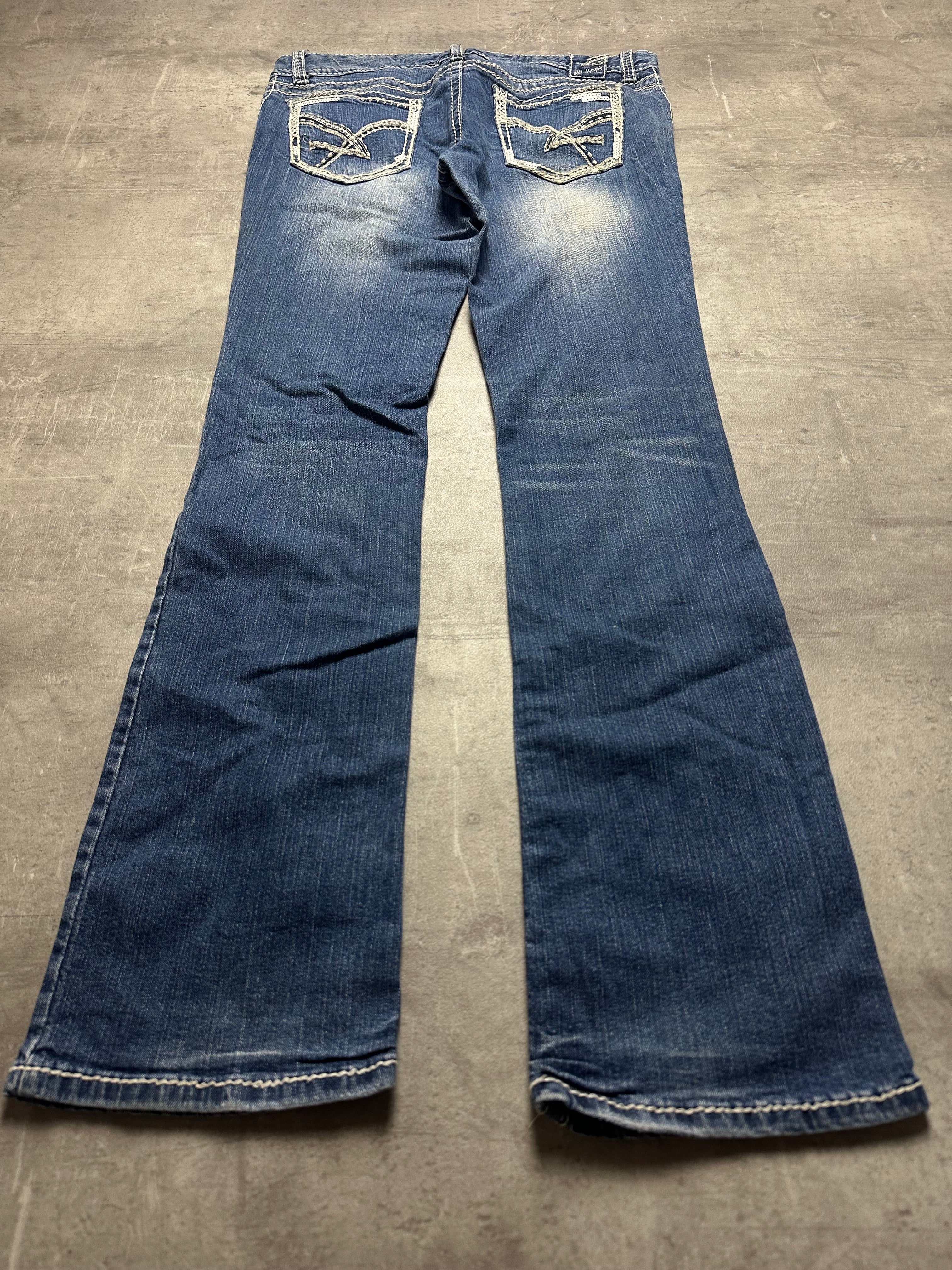 VINTAGE Y2K MISS ME STYLE BOOTCUT DENIM - S/M
