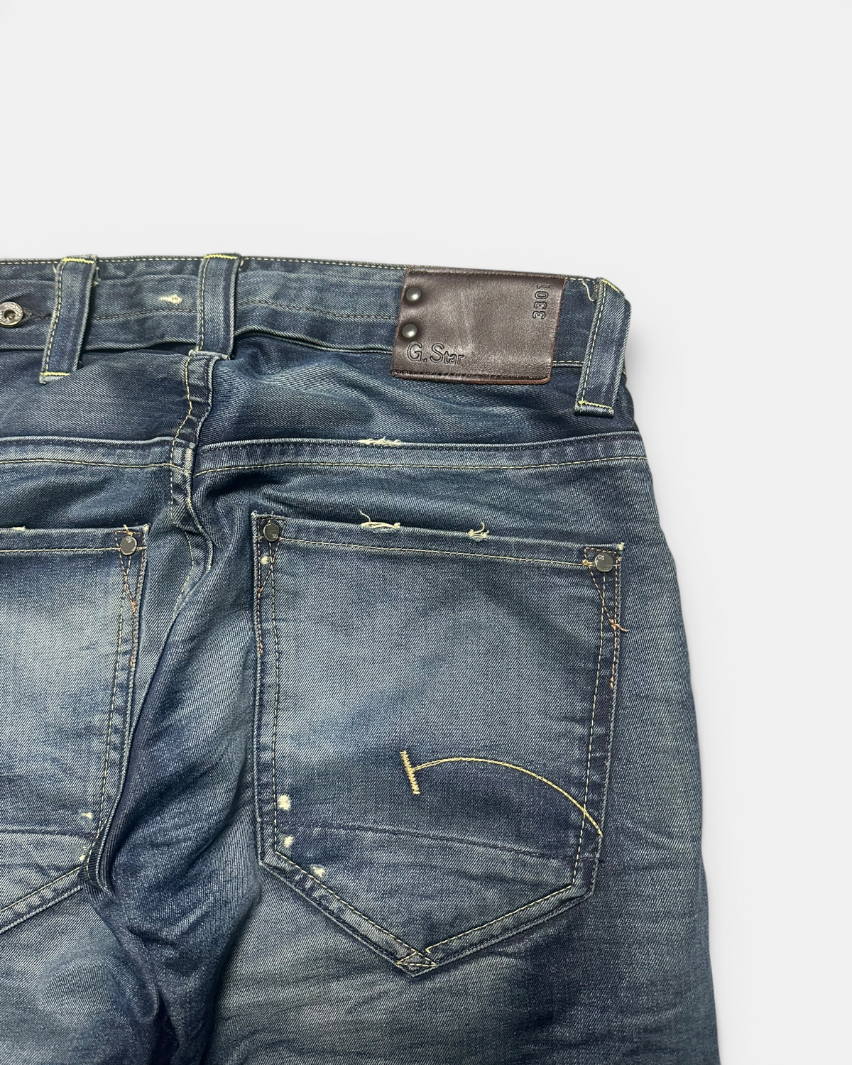 BLUE VINTAGE G-STAR RAW DENIM JEANS