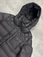 GREY BLUE USA DOWN PUFFER JACKET - M
