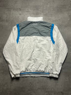 WHITE/BLUE LACOSTE SPORT TRACK JACKET - M/L