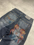 VINTAGE JAPANESE STYLE BAGGY DENIM - M/L