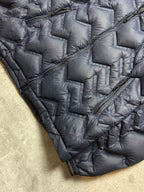 NAVY BLUE USA DOWN PUFFER JACKET - M