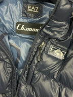 NAVY EMPORIO ARMANI EA7 DOWN PUFFER JACKET - M/L