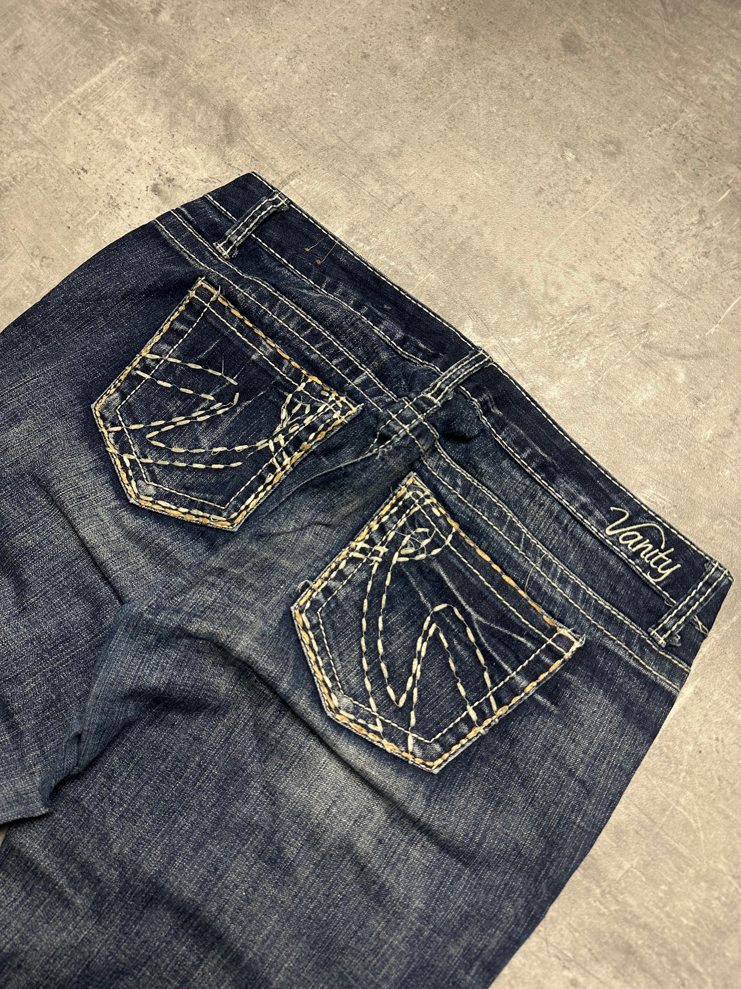 VINTAGE Y2K BAGGY BOOTCUT DENIM - M/L