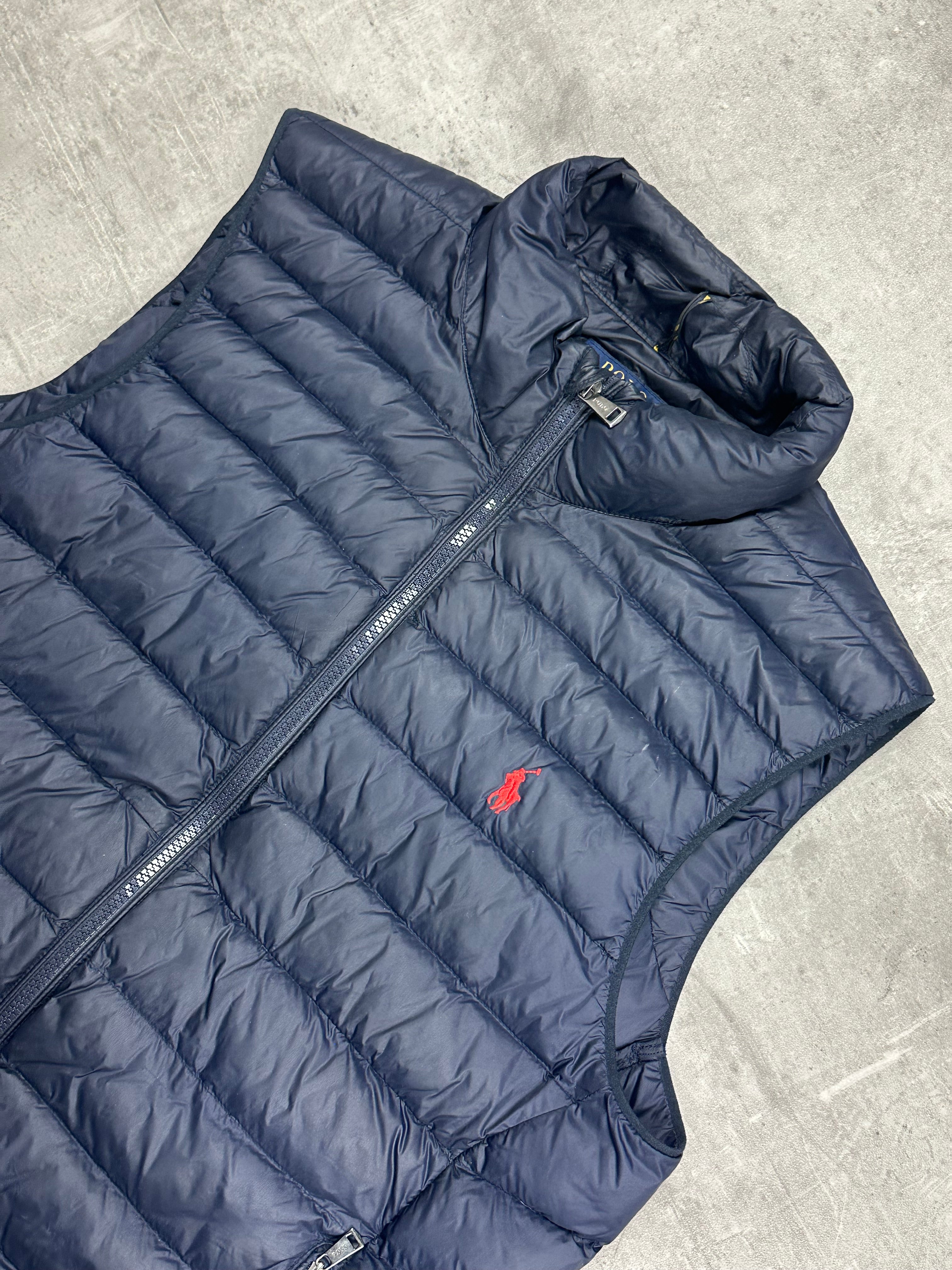NAVY POLO RALPH LAUREN DOWN VEST - M/L