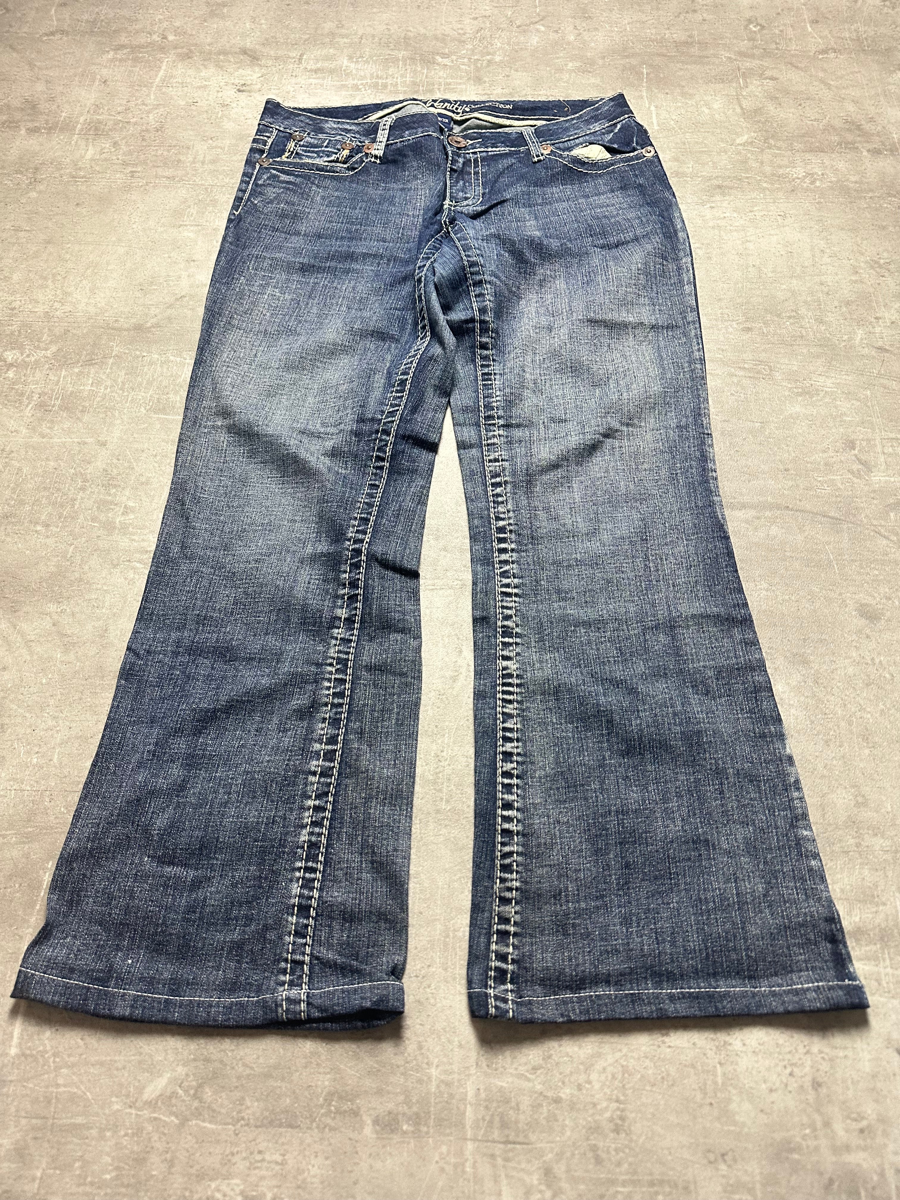 VINTAGE Y2K BAGGY BOOTCUT DENIM - M/L