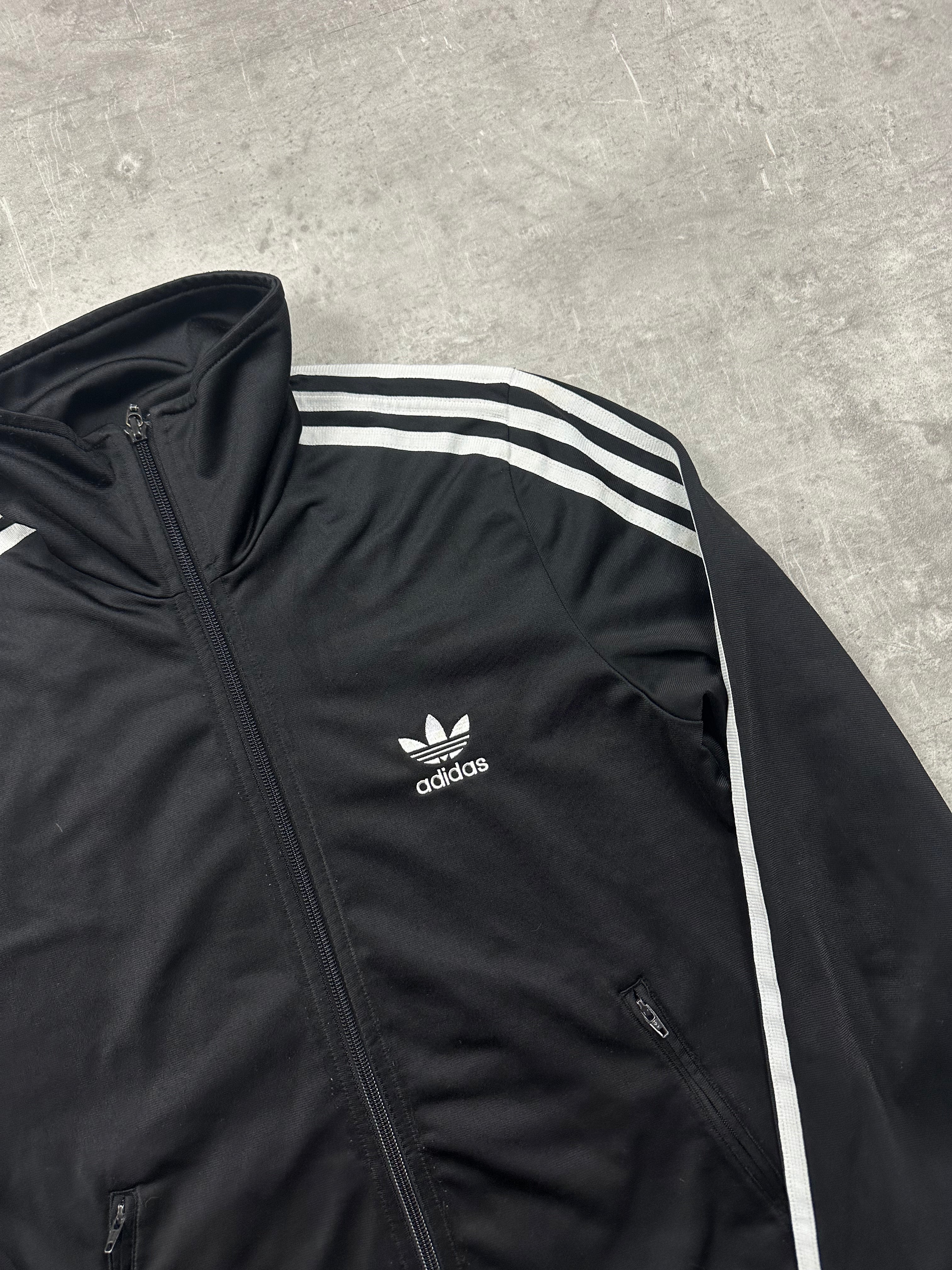 BLACK/WHITE VINTAGE ADIDAS FIREBIRD TRACK JACKET (W) - 2000s - S