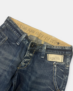 BLUE VINTAGE G-STAR RAW BOOTCUT DENIM JEANS