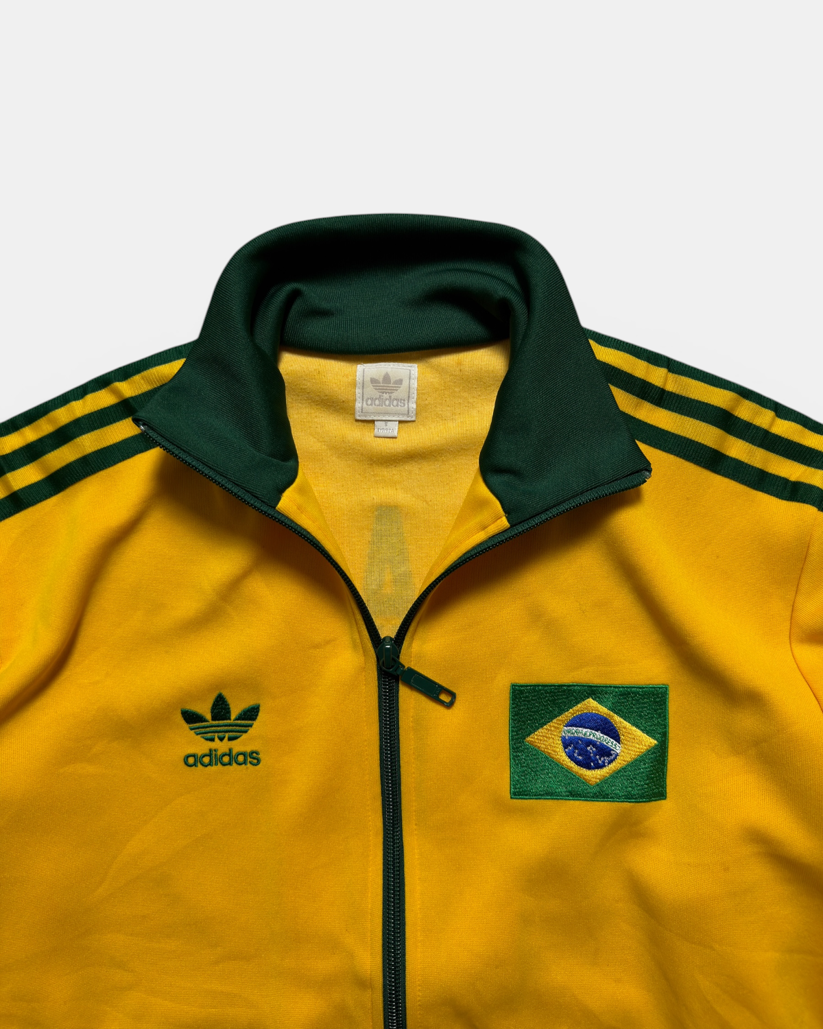 VINTAGE ADIDAS RETRO FIREBIRD BRASIL WM FIFA WORLD CUP TRACKJACKET RARE