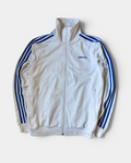 WHITE/BLUE VINTAGE ADIDAS RETRO FIREBIRD BECKENBAUER TRACKJACKET