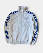 WHITE/BLUE VINTAGE ADIDAS RETRO FIREBIRD BECKENBAUER TRACKJACKET