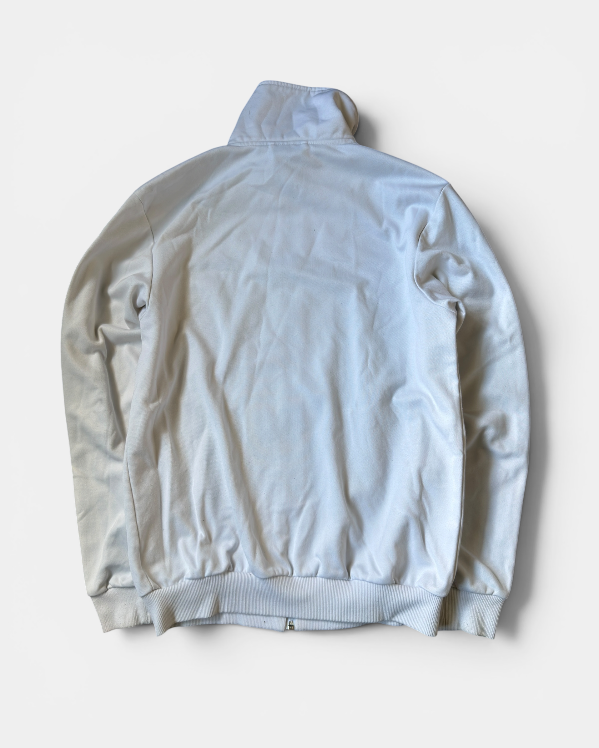 WHITE/BLUE VINTAGE ADIDAS RETRO FIREBIRD BECKENBAUER TRACKJACKET