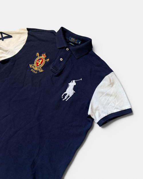 NAVY/WHITE POLO RALPH LAUREN BIG PONY POLOSHIRT