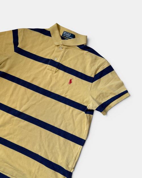 YELLOW/BLUE POLO RALPH LAUREN PONY POLOSHIRT