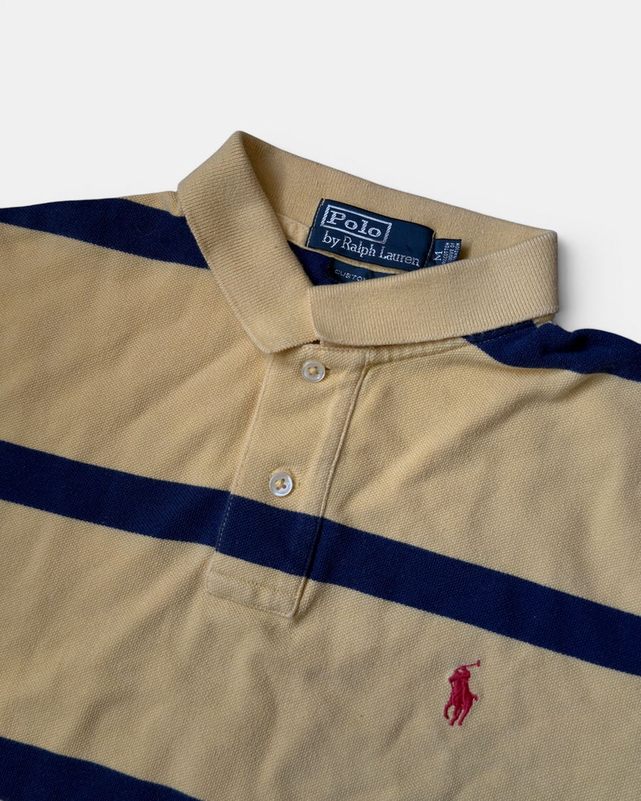 YELLOW/BLUE POLO RALPH LAUREN PONY POLOSHIRT