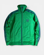 GREEN/NAVY VINTAGE ADIDAS RETRO FIREBIRD BECKENBAUER TRACKJACKET