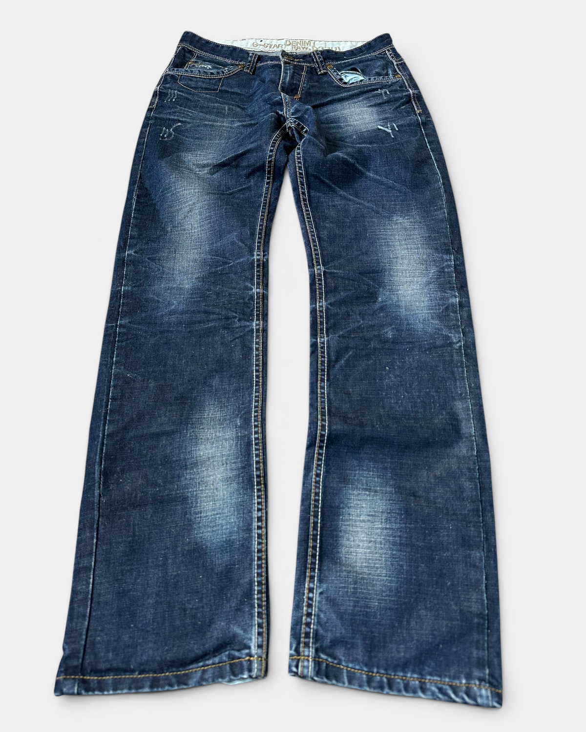 BLUE/BEIGE VINTAGE G-STAR RAW 3301 DENIM JEANS