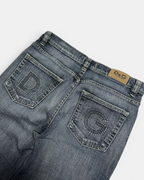 BLUE VINTAGE DOLCE & GABANNA EMBROIDERY DENIM JEANS