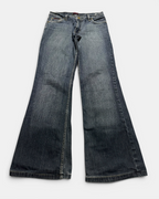 BLUE VINTAGE DOLCE & GABANNA EMBROIDERY DENIM JEANS