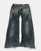 BLUE/GREY VINTAGE DIESEL INDUSTRIES DENIM JEANS