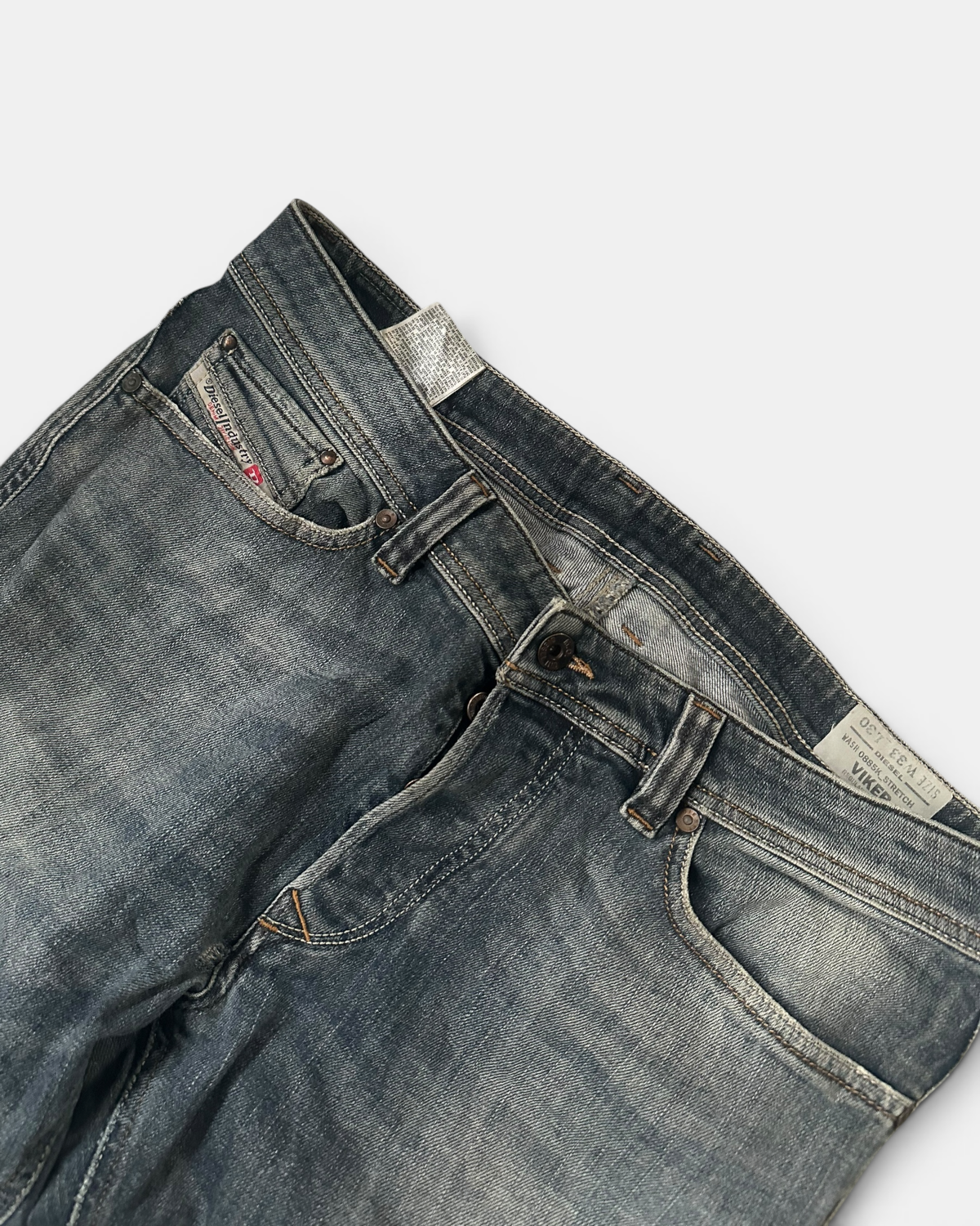 BLUE/GREY VINTAGE DIESEL INDUSTRIES DENIM JEANS