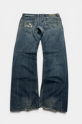 BLUE VINTAGE DIESEL INDUSTRIES LARKEE DENIM JEANS