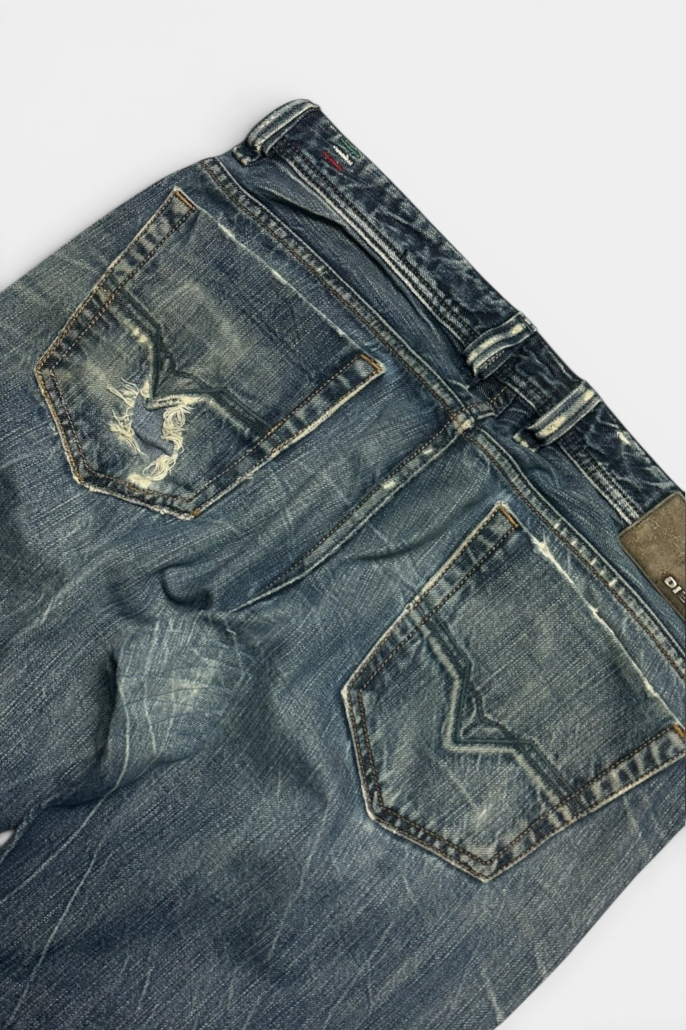 BLUE VINTAGE DIESEL INDUSTRIES LARKEE DENIM JEANS