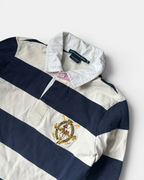 BLUE/WHITE RALPH LAUREN GOLF LONGSLEEVE (W)